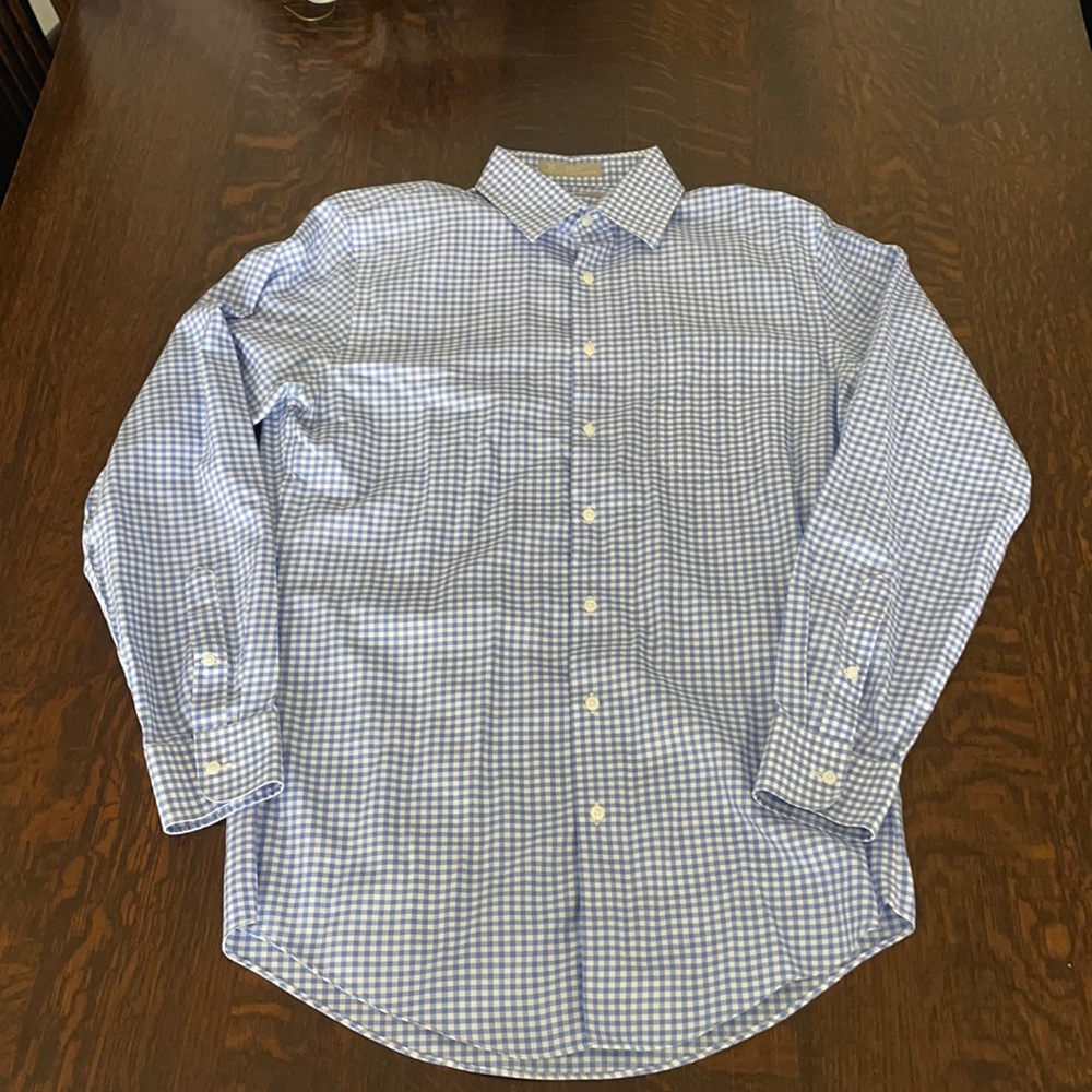 Nordstrom trim fit 15.5 34-35 non-iron dress shirt
